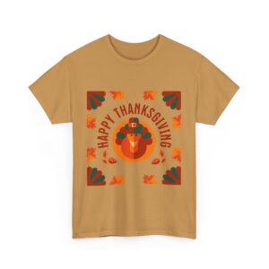 Happy Thanksgiving Unisex Heavy Cotton T-Shirt - Image 11