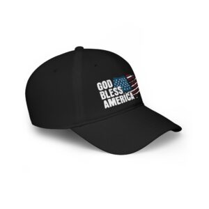God Bless America Low Profile Baseball Cap - Image 3