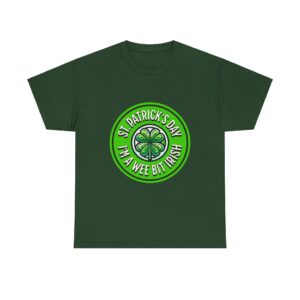 Wee Bit Irish Unisex Heavy Cotton T-Shirt - Image 9