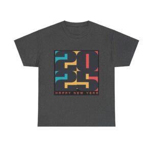 Happy New Year 2025 BFF Unisex Heavy Cotton T-Shirt - Image 5