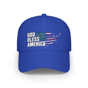 God Bless America Low Profile Baseball Cap - Image 9
