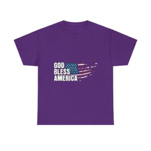 God Bless America Patriot Unisex Heavy Cotton T-Shirt - Image 21