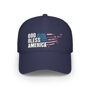 God Bless America Low Profile Baseball Cap - Image 13