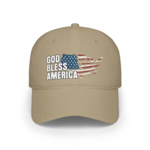God Bless America Low Profile Baseball Cap - Image 5