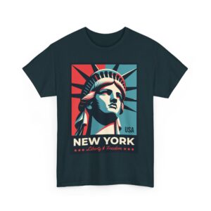 New York Unisex Heavy Cotton T-Shirt - Image 3
