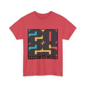 Happy New Year 2025 BFF Unisex Heavy Cotton T-Shirt - Image 39