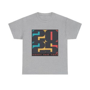 Happy New Year 2025 BFF Unisex Heavy Cotton T-Shirt - Image 21