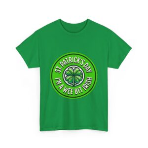 Wee Bit Irish Unisex Heavy Cotton T-Shirt - Image 3