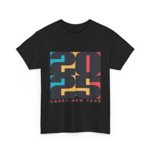 Happy New Year 2025 BFF Unisex Heavy Cotton T-Shirt - Image 3