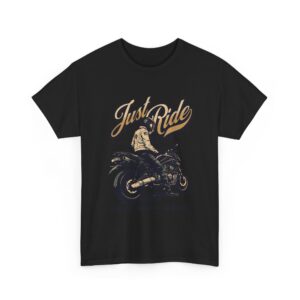 Just Ride Unisex Heavy Cotton T-Shirt - Image 11