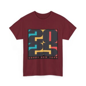 Happy New Year 2025 BFF Unisex Heavy Cotton T-Shirt - Image 43