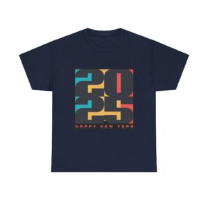 Happy New Year 2025 BFF Unisex Heavy Cotton T-Shirt - Image 17