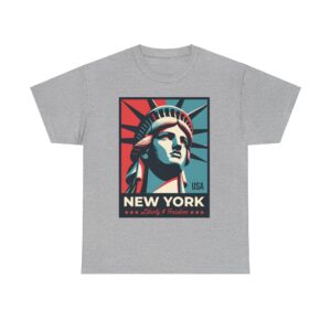 New York Unisex Heavy Cotton T-Shirt - Image 17