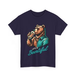 Life is Beertiful Unisex Heavy Cotton T-Shirt - Image 23