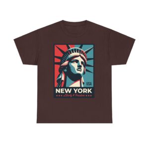 New York Unisex Heavy Cotton T-Shirt - Image 13