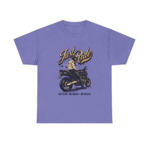 Just Ride Unisex Heavy Cotton T-Shirt - Image 33