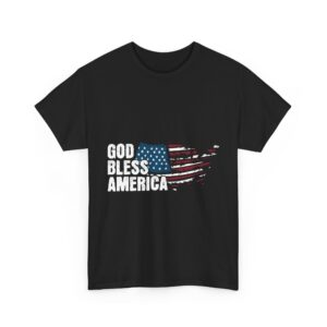 God Bless America Patriot Unisex Heavy Cotton T-Shirt - Image 19