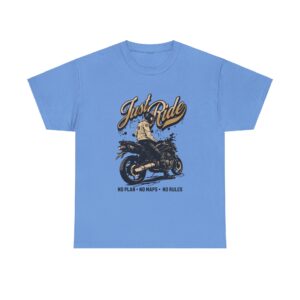 Just Ride Unisex Heavy Cotton T-Shirt - Image 29