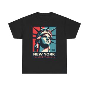 New York Unisex Heavy Cotton T-Shirt - Image 5
