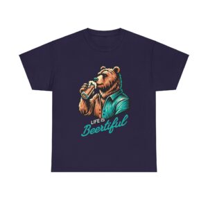 Life is Beertiful Unisex Heavy Cotton T-Shirt - Image 21