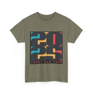Happy New Year 2025 BFF Unisex Heavy Cotton T-Shirt - Image 15