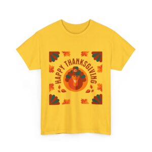 Happy Thanksgiving Unisex Heavy Cotton T-Shirt - Image 15