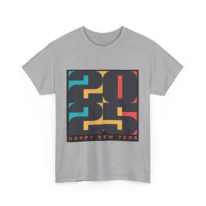 Happy New Year 2025 BFF Unisex Heavy Cotton T-Shirt - Image 23