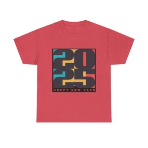 Happy New Year 2025 BFF Unisex Heavy Cotton T-Shirt - Image 37