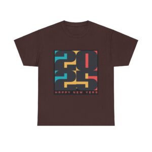 Happy New Year 2025 BFF Unisex Heavy Cotton T-Shirt - Image 9
