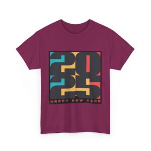 Happy New Year 2025 BFF Unisex Heavy Cotton T-Shirt - Image 35