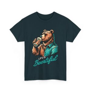 Life is Beertiful Unisex Heavy Cotton T-Shirt - Image 15