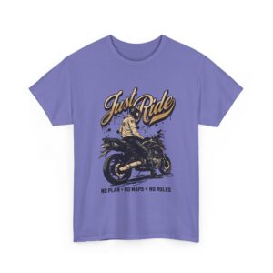 Just Ride Unisex Heavy Cotton T-Shirt - Image 35