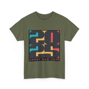 Happy New Year 2025 BFF Unisex Heavy Cotton T-Shirt - Image 31