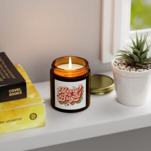 Merry & Bright Scented Candles, Coconut Apricot Wax (4oz, 9oz) - Image 71